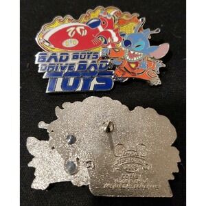 Disney Pin STITCH Cast Member Create-A-Pin Alien Bad Boys Drive Bad Toys 49558